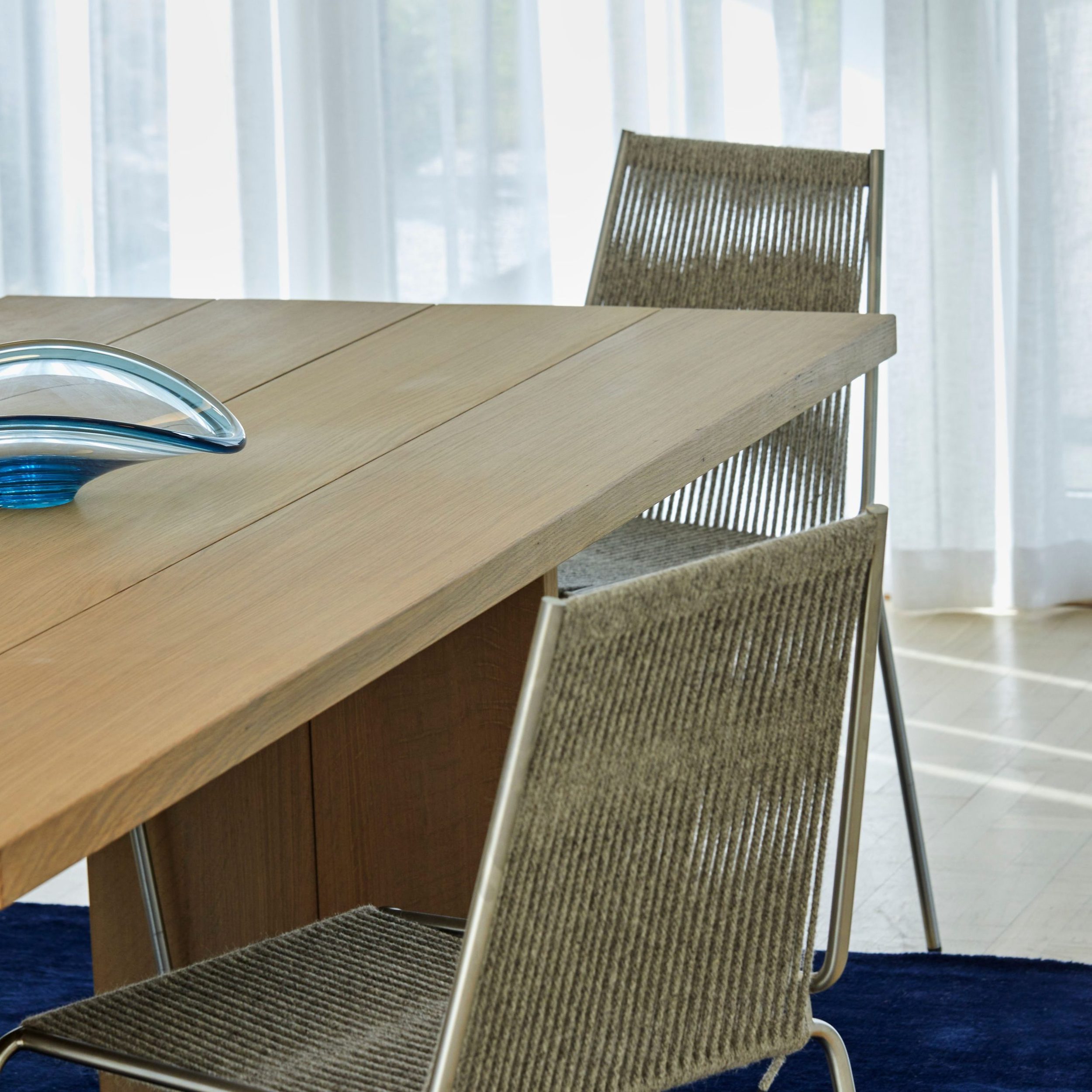 Plankebord i massivt egetræ