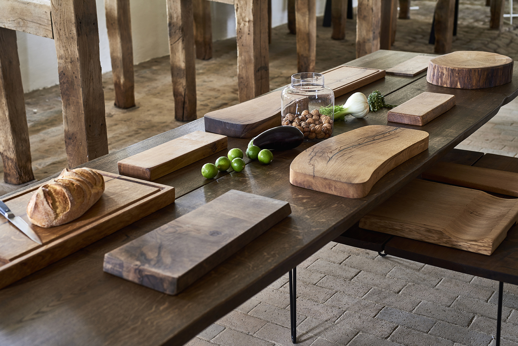 Plankebord i egetræ