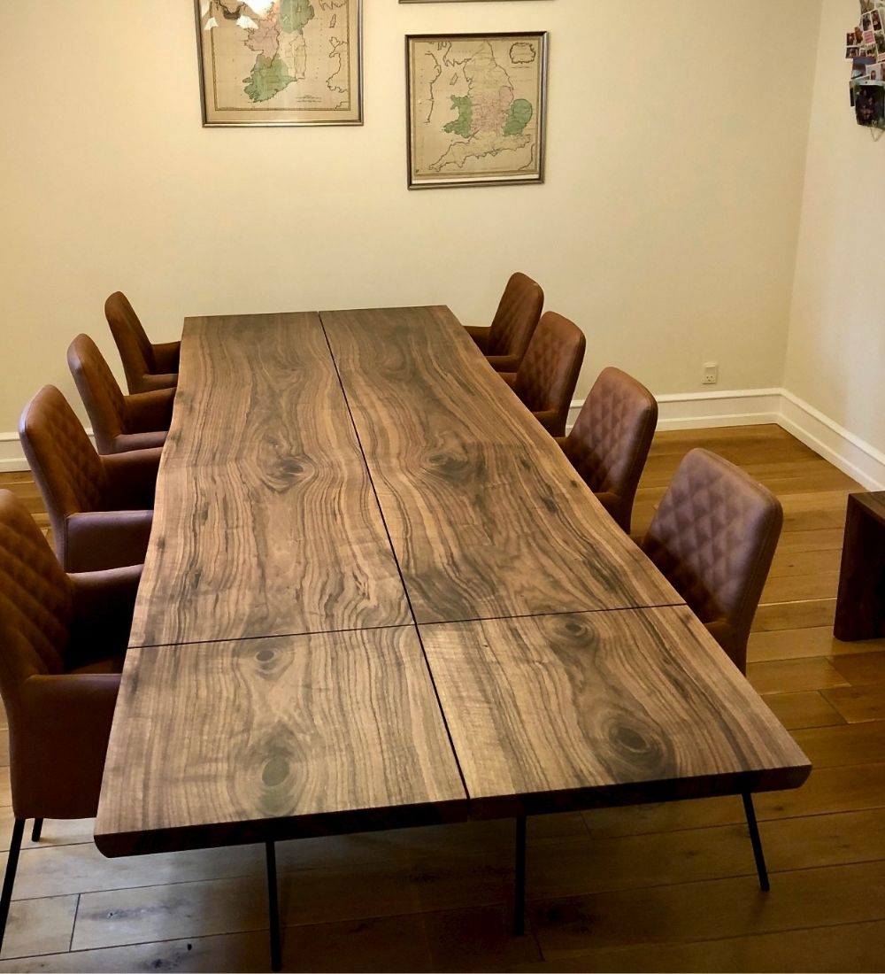 Plankebord i valnød