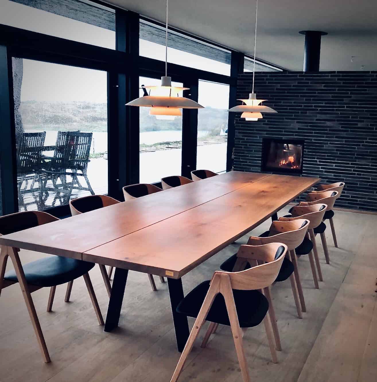 Mette spisebordsstol med plankebord