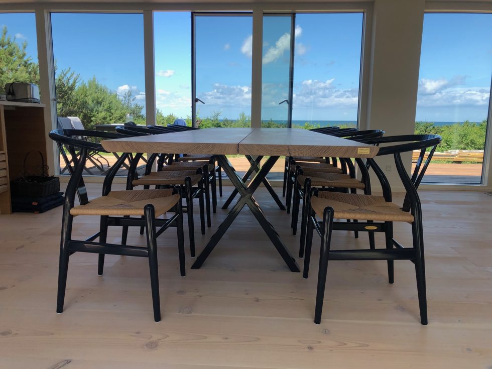 Plankebord i egetræ spisestue