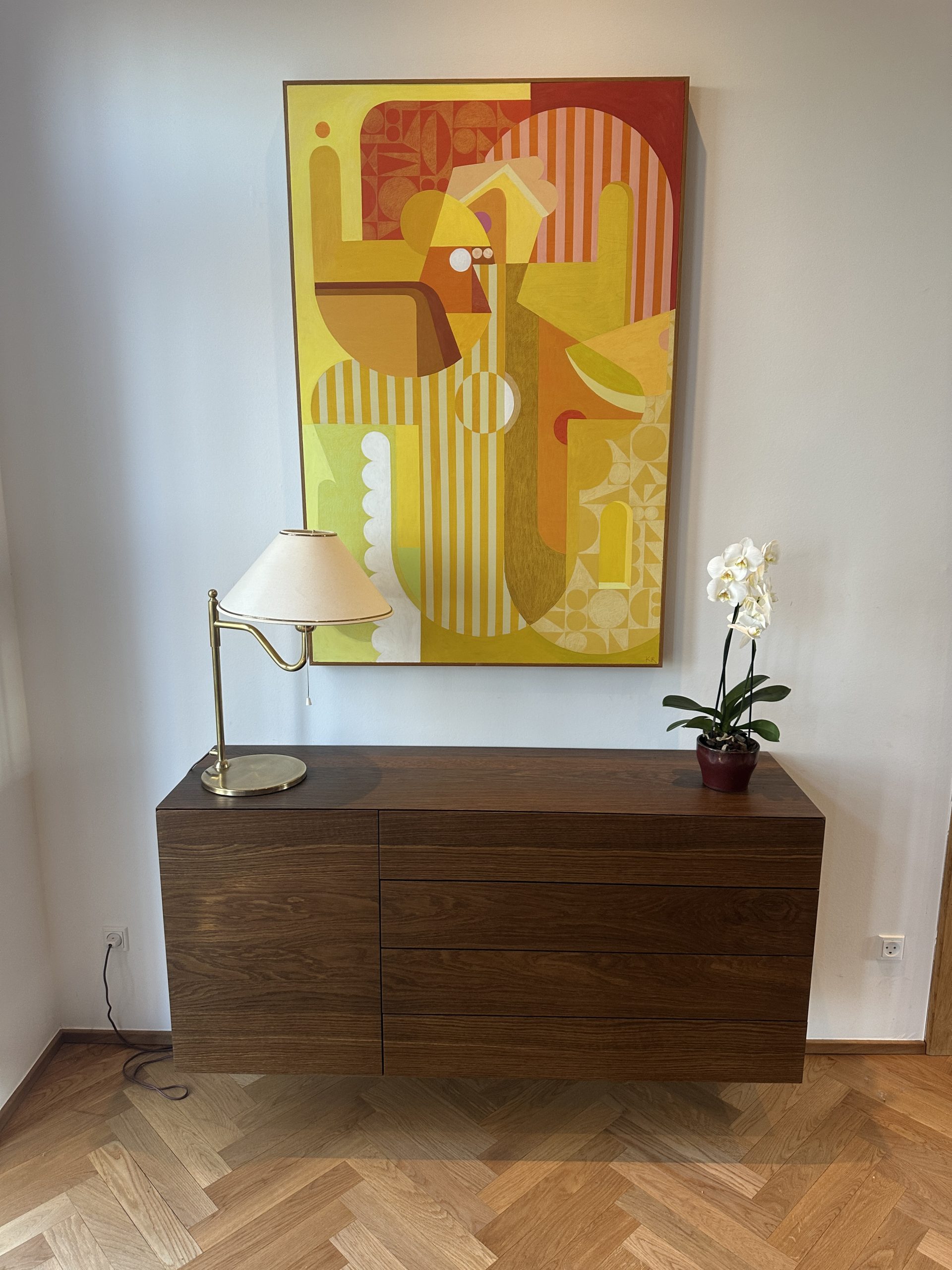 Skænk med åbne hylder