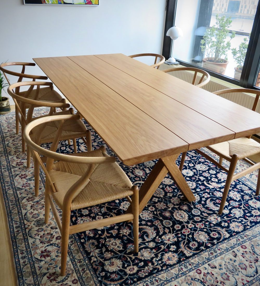 oak plank table kaerbygaard kaerbygård 2022 1