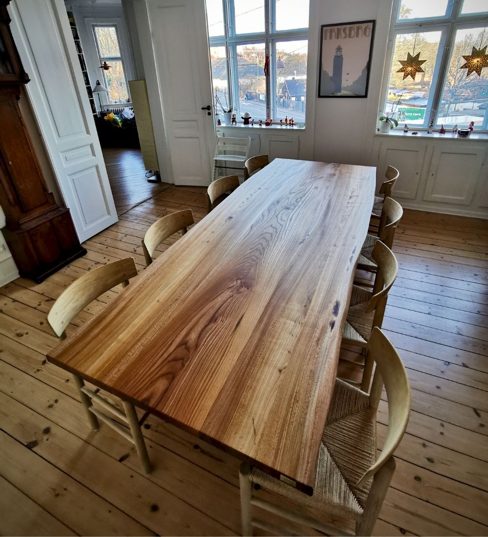Plank table elm wood kaerbygaard 2