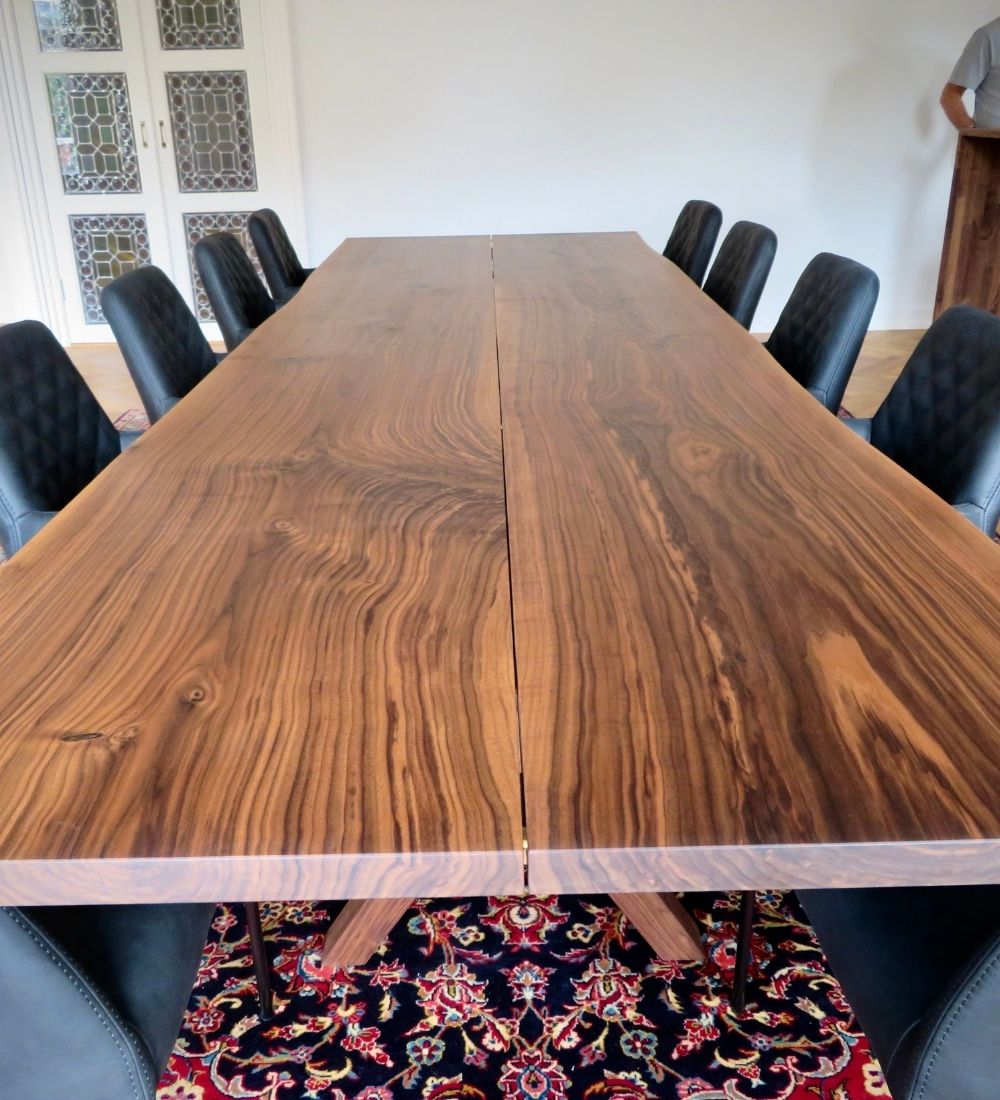 Plank table walnut to online store 4