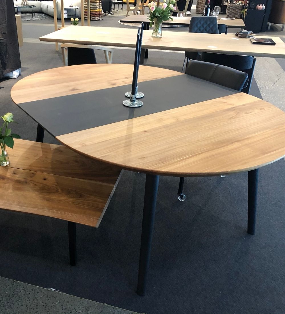 Round table elm wood online store4