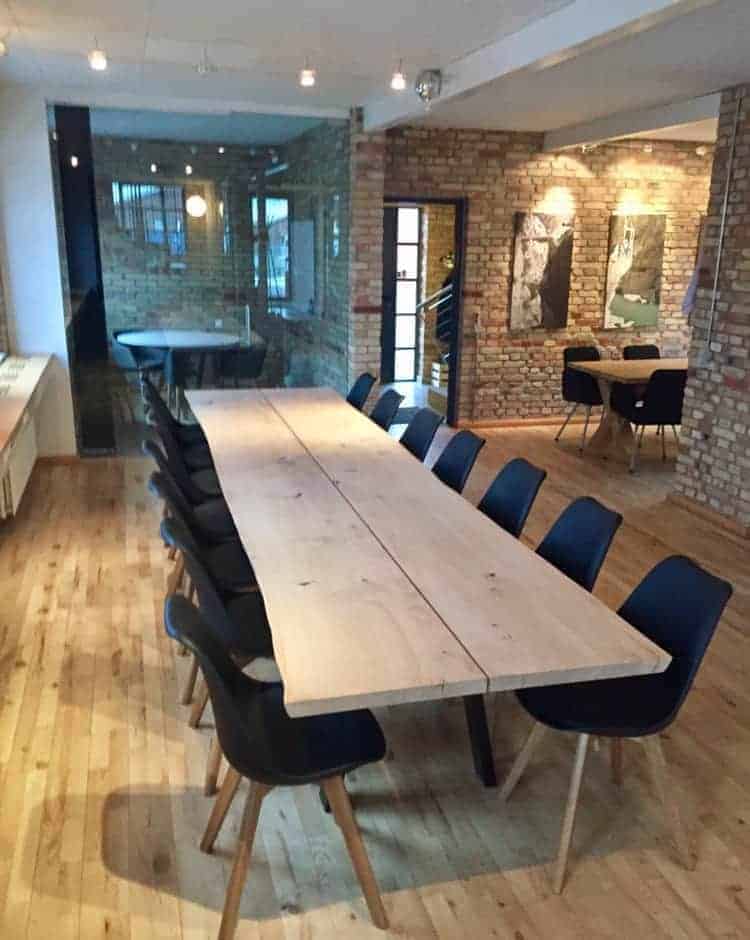 Large plank table