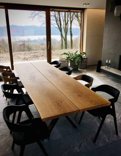Plank tables mm finished 26 scaled - kaerbygaard plank table Kaerbygaard 2020 carpentry - wooden table