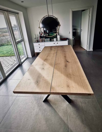 Plank tables mm finished 68 scaled - kaerbygaard plank table Kaerbygaard 2020 carpentry - wooden table