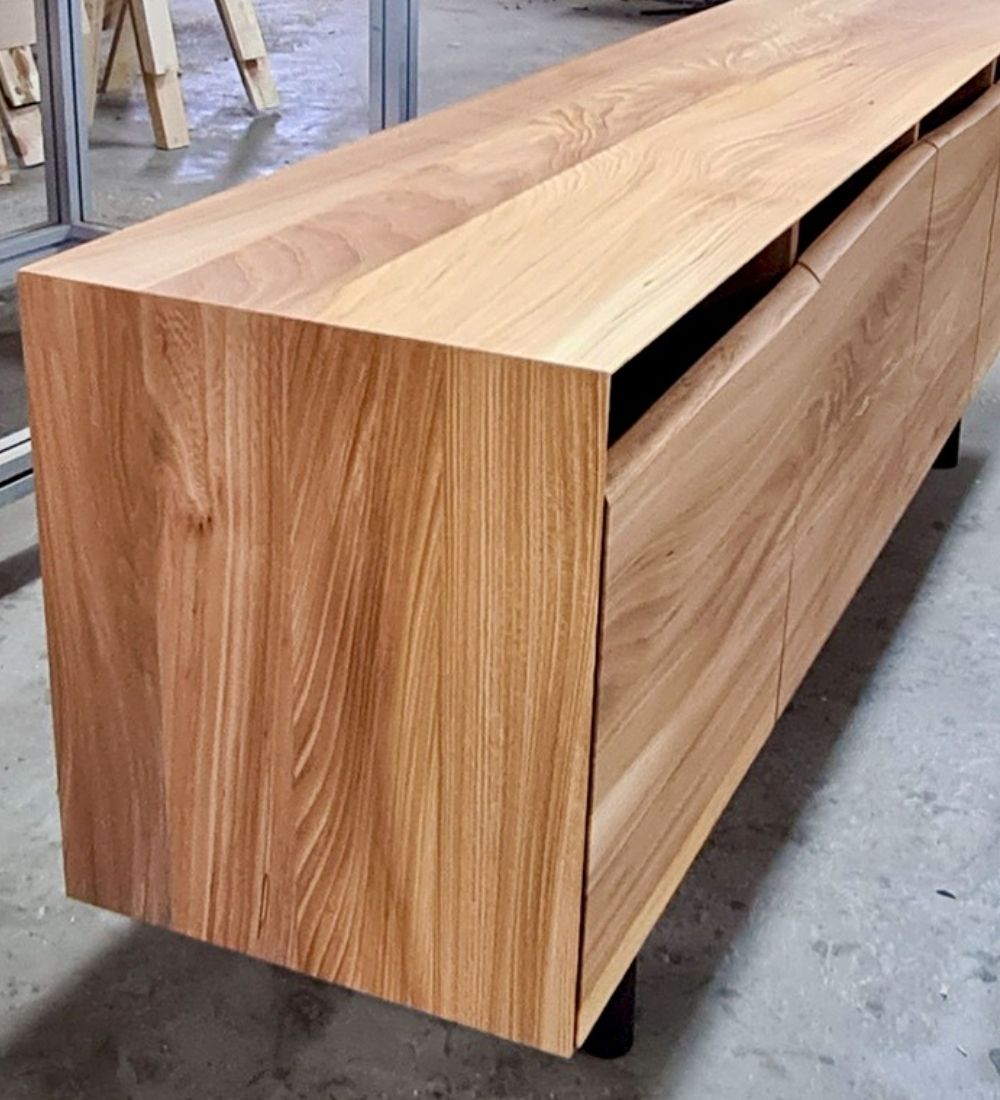 sideboard elm wood detajle